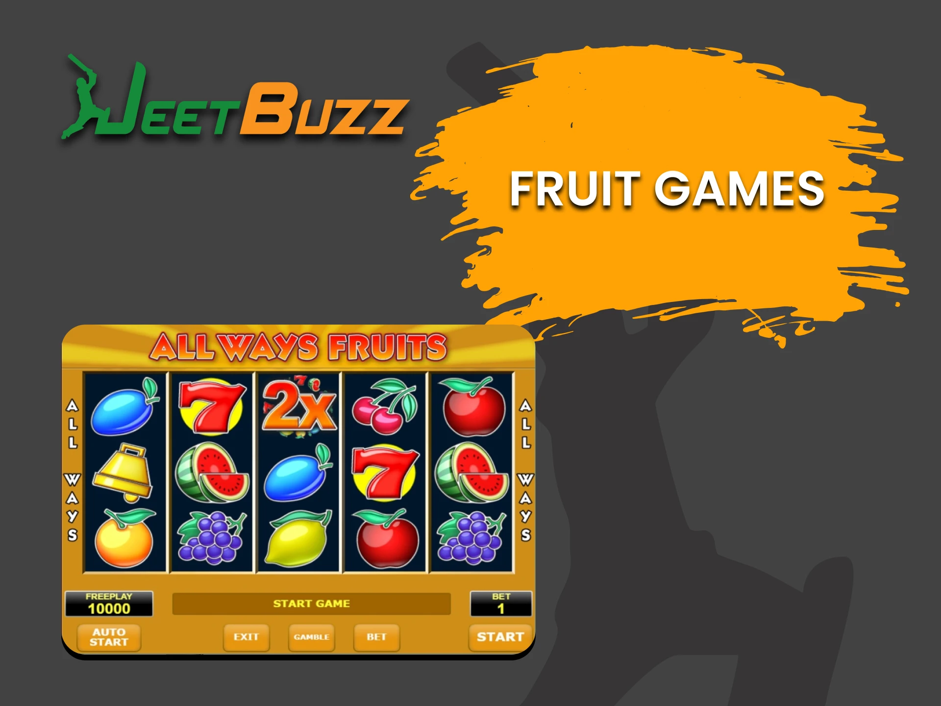 After selecting the Arcade section of JeetBuzz, try playing Fruit Games.