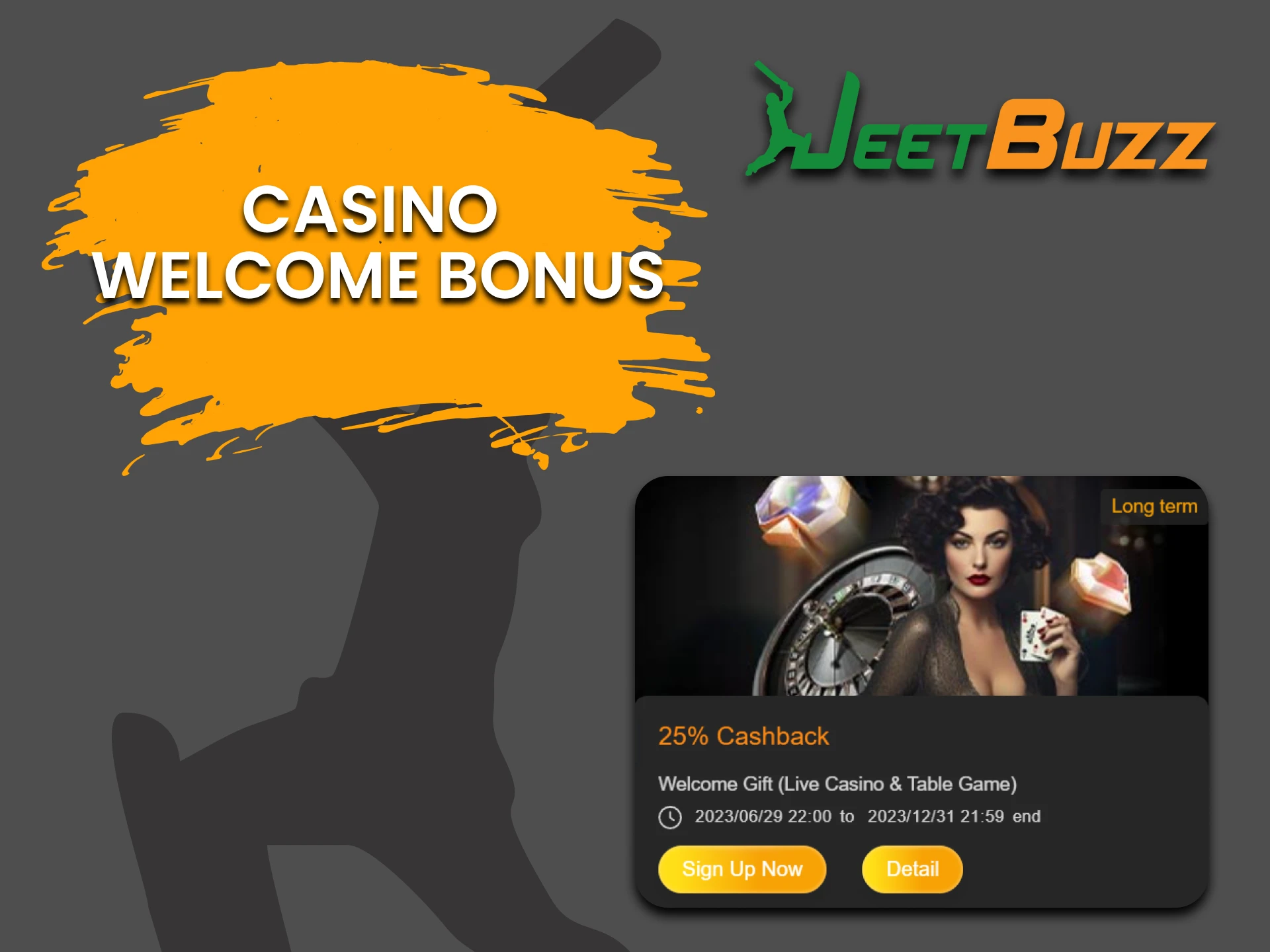 Claim your casino gaming bonus at JeetBuzz.