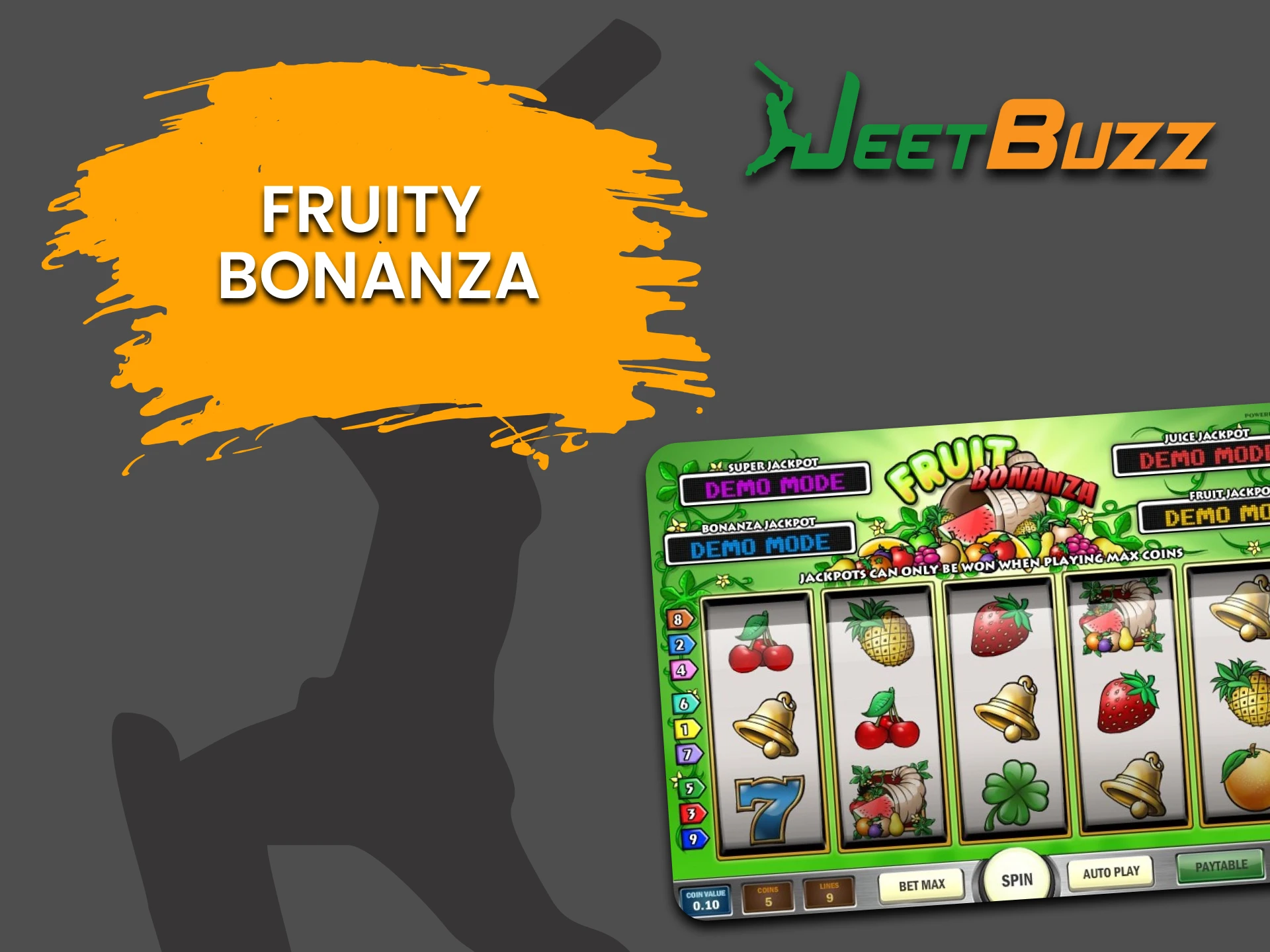 For games on JeetBuzz, choose Fruity Bananza.