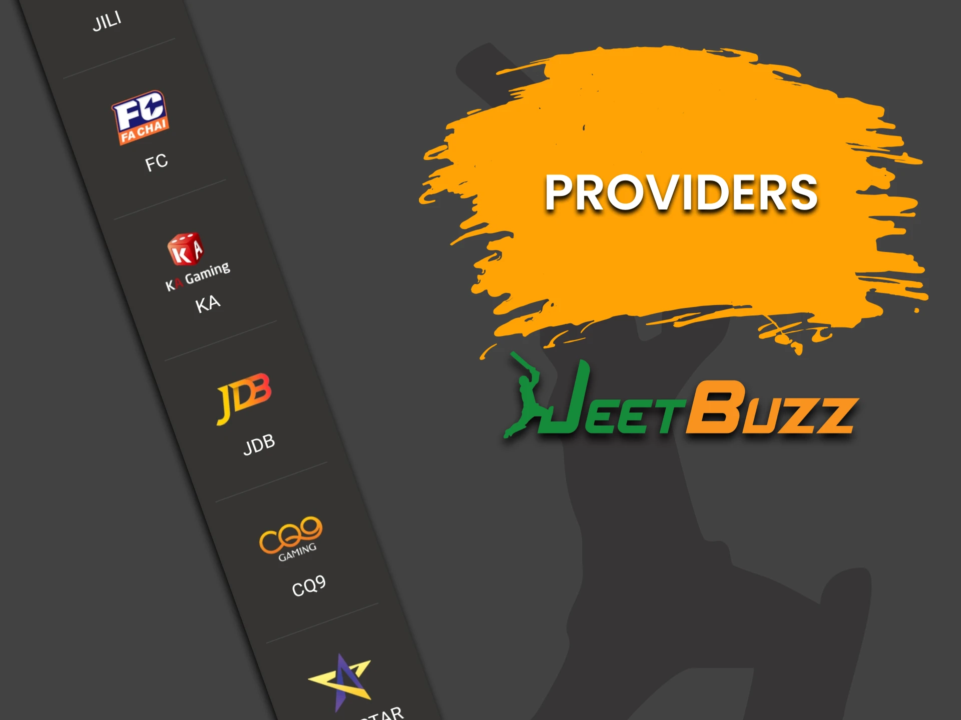 We will talk about providers for the Fishing section of JeetBuzz.