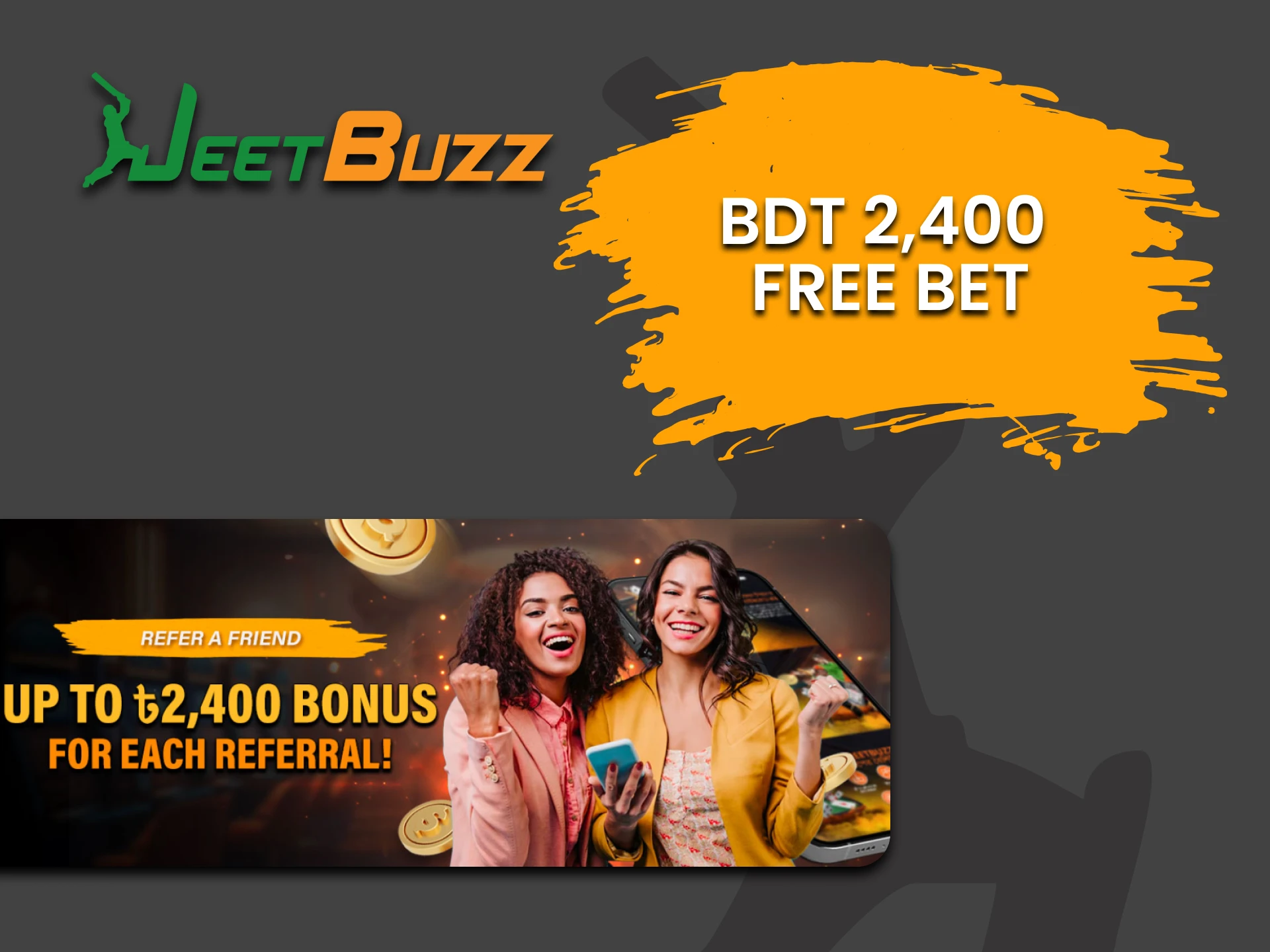 Get a special betting bonus from JeetBuzz.