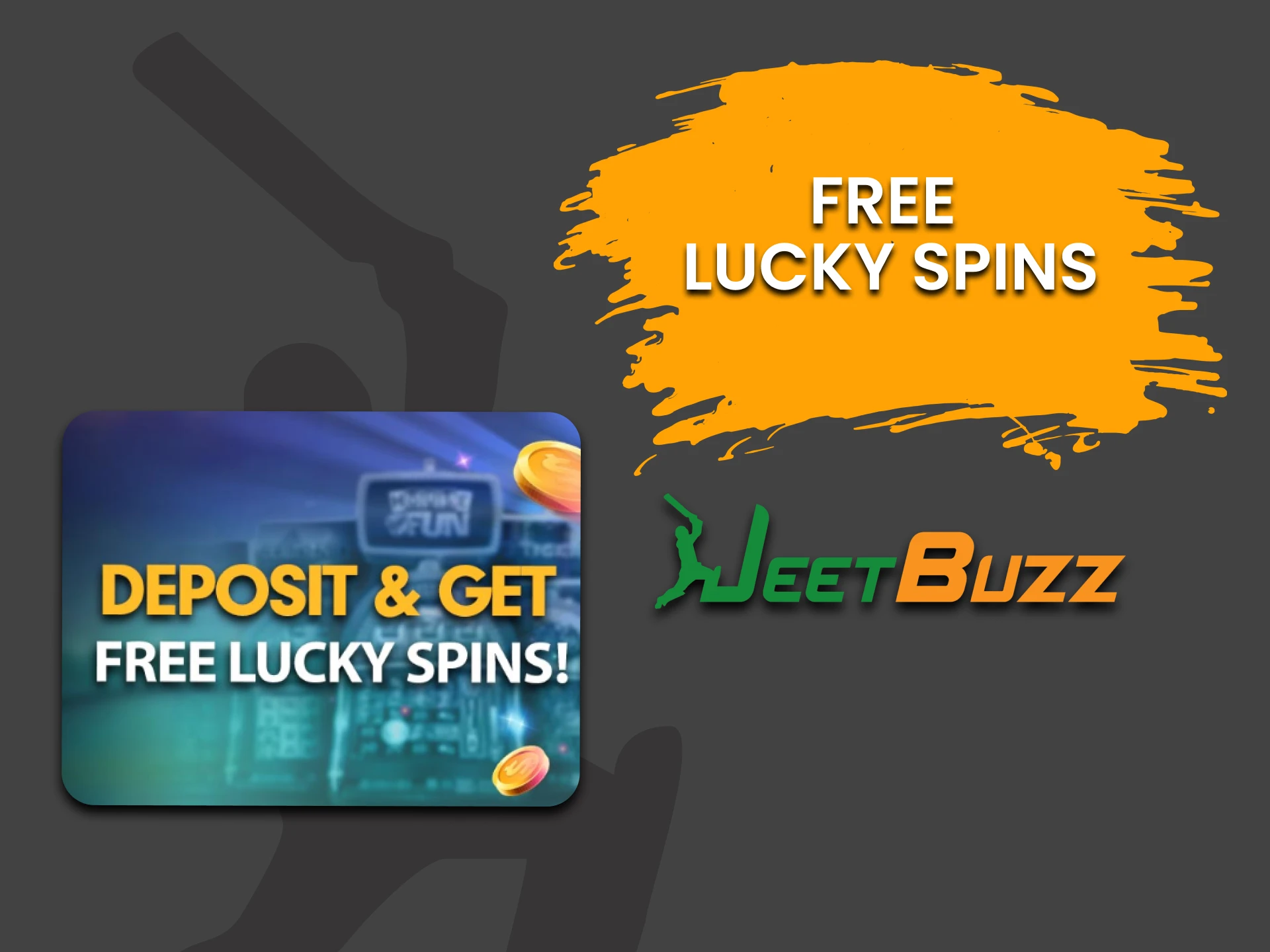 Get free spins on the JeetBuzz app.