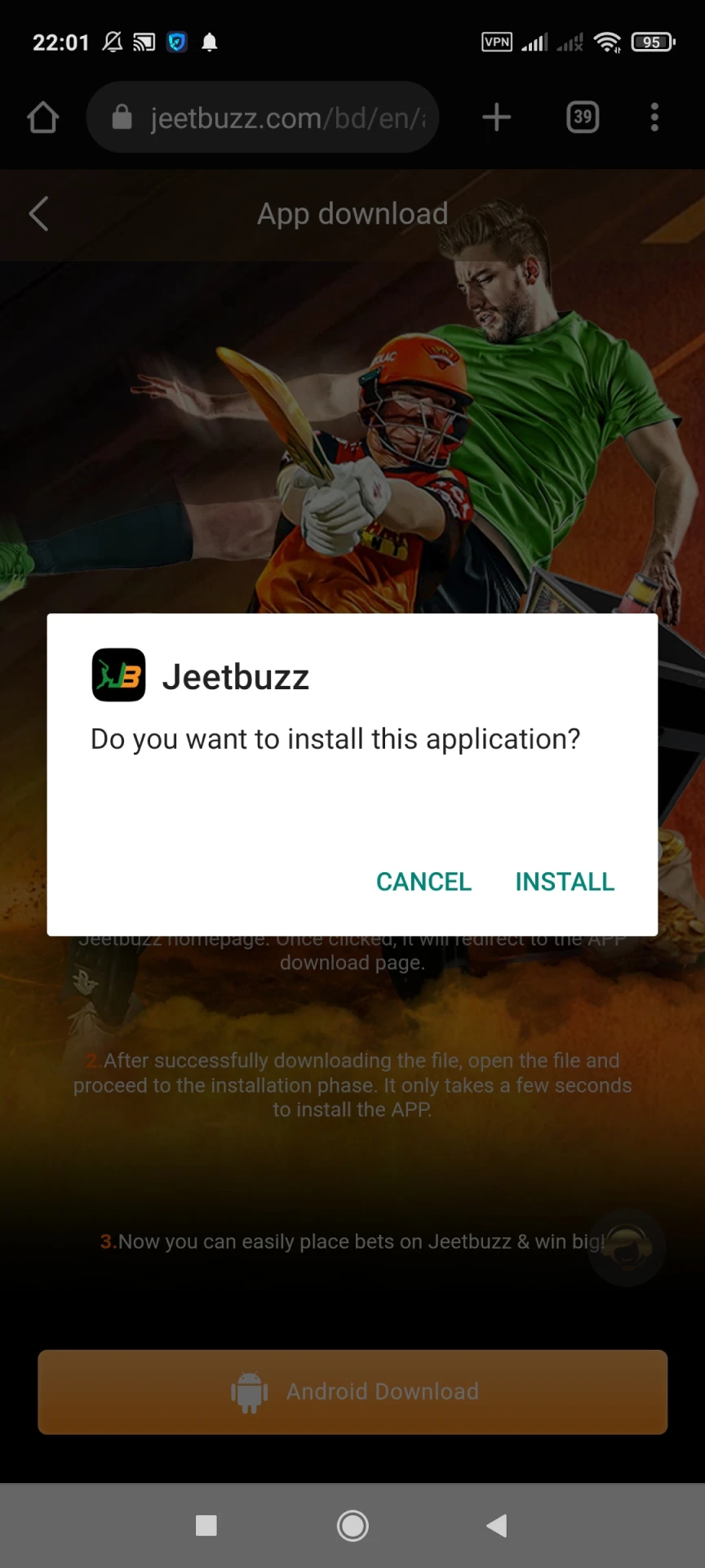 Update the JeetBuzz app.