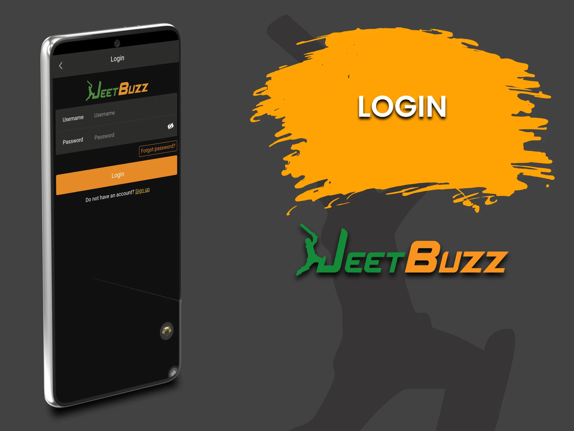 Sign in to your personal account in the JeetBuzz app.