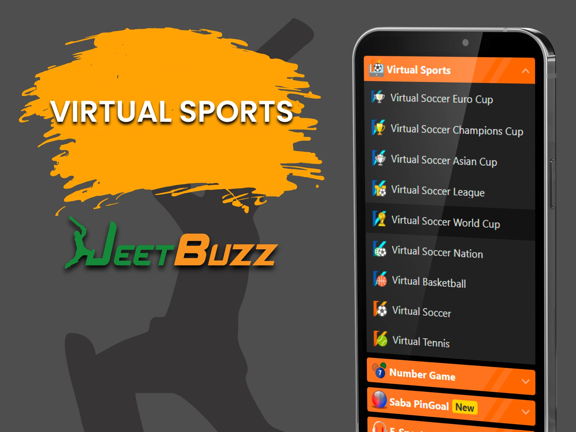 For virtual sports betting, choose the JeetBuzz app.