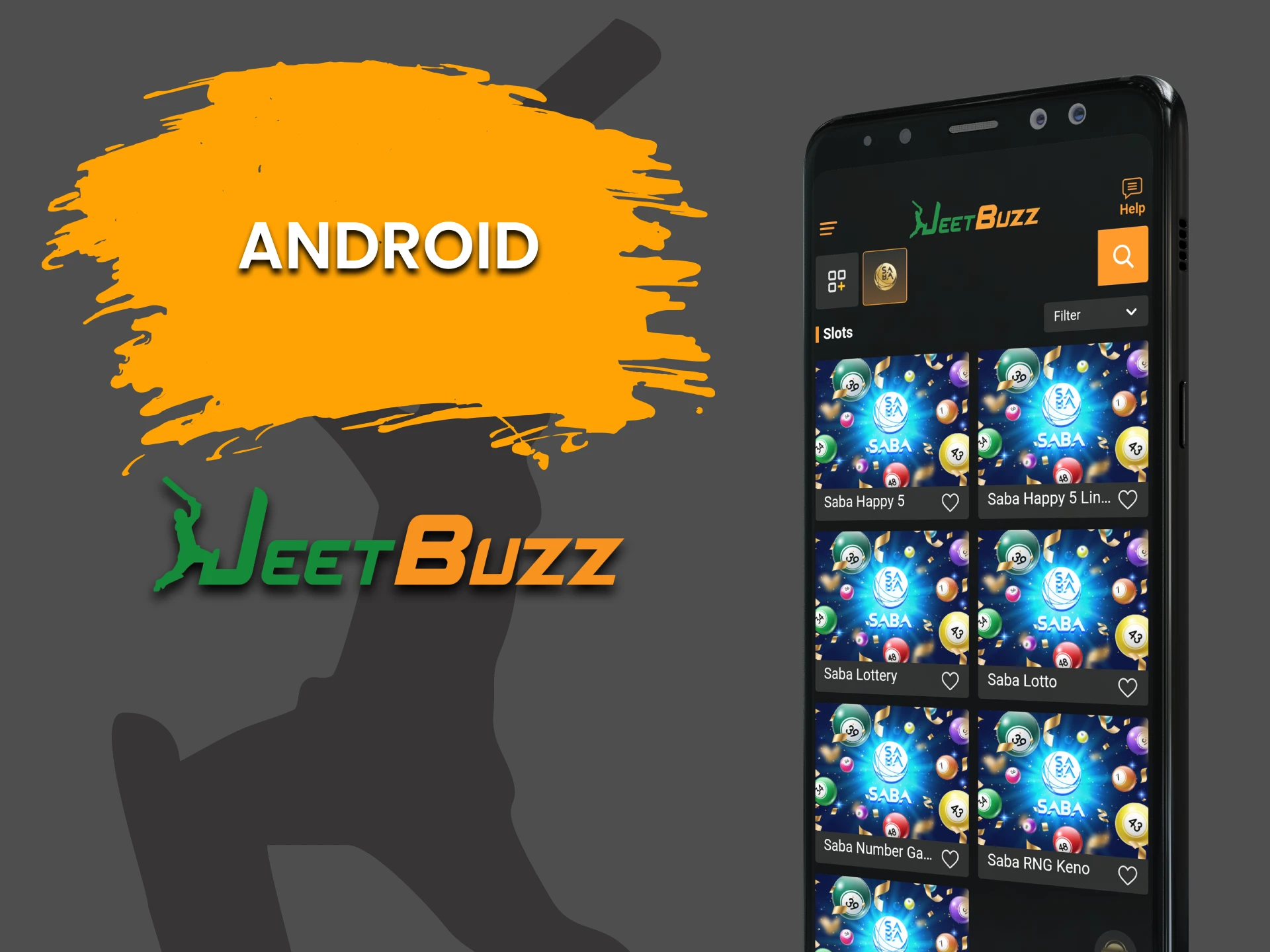 Download the JeetBuzz app to play Lottery on Android.