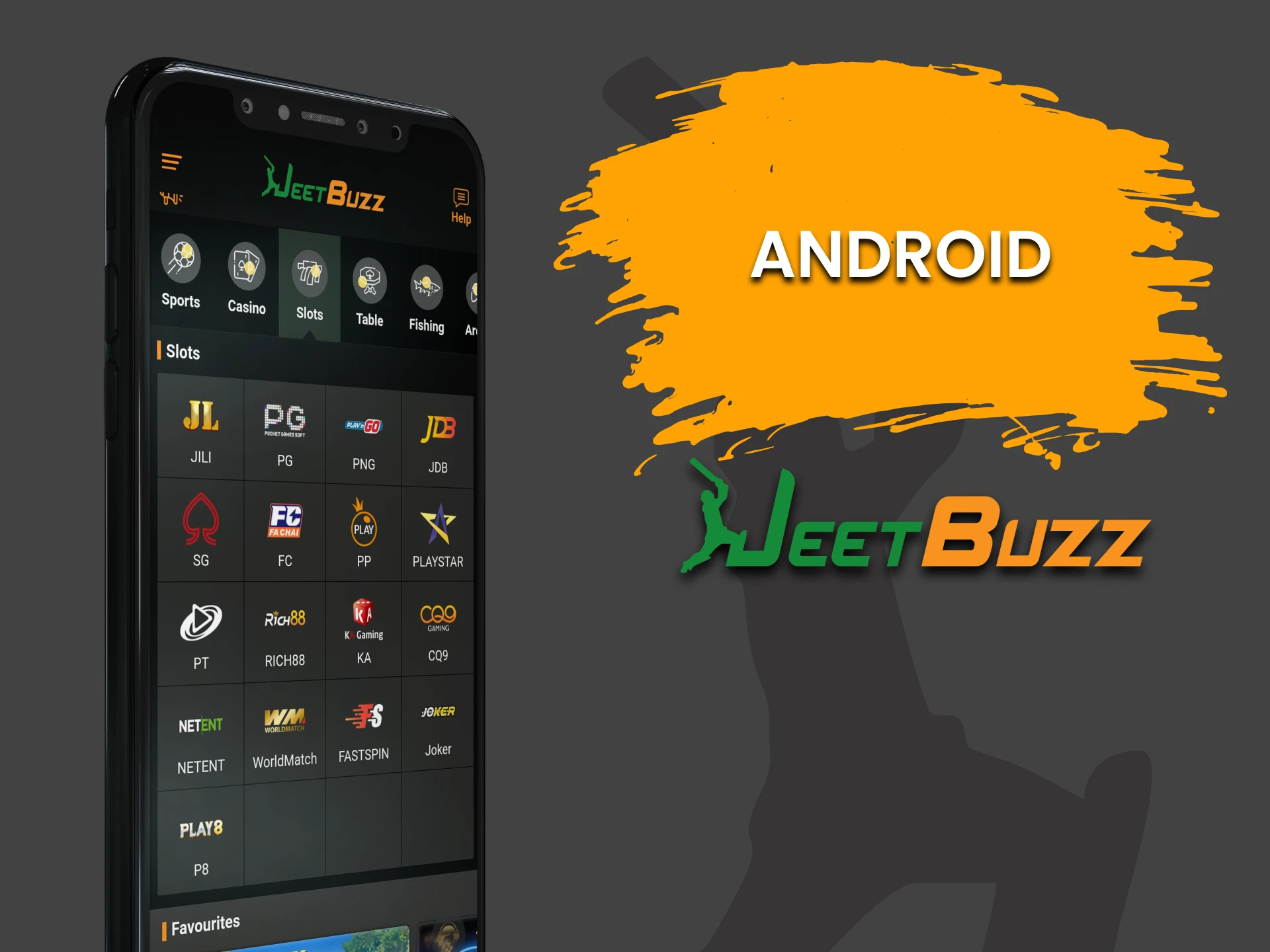 Download the JeetBuzz Android app to play Slots.