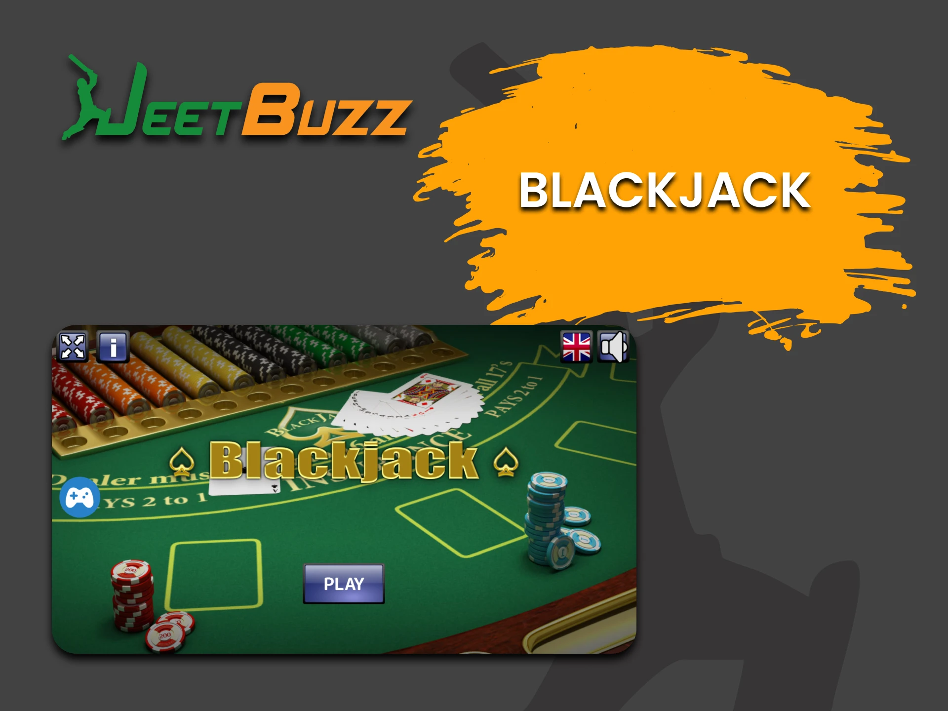 For table games from JeetBuzz, choose Blackjack.
