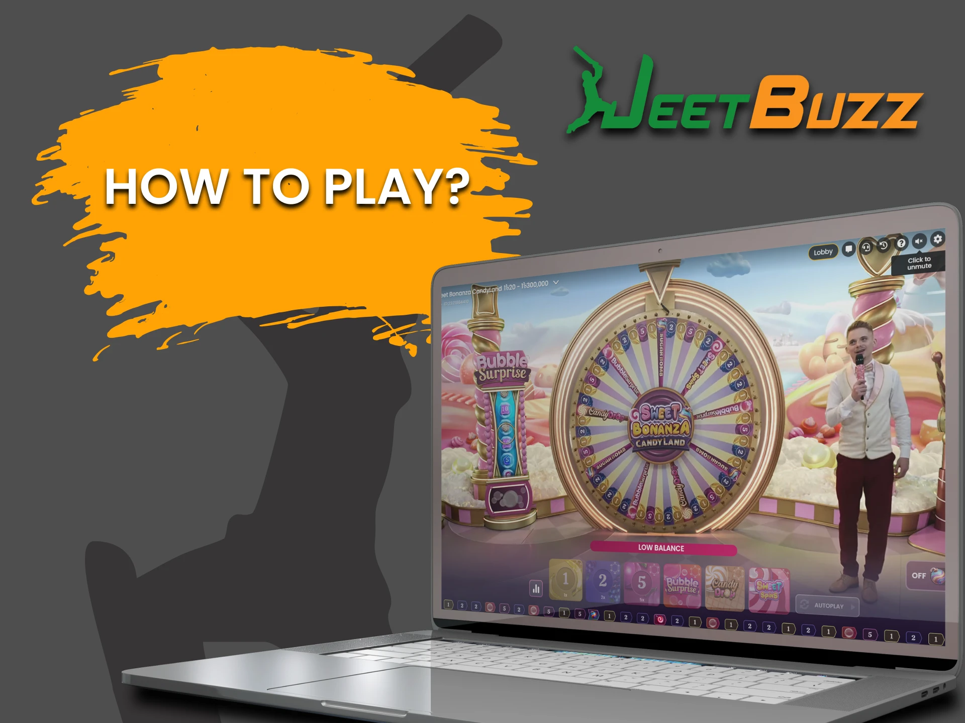 Select your preferred section on JeetBuzz to play live casino games.