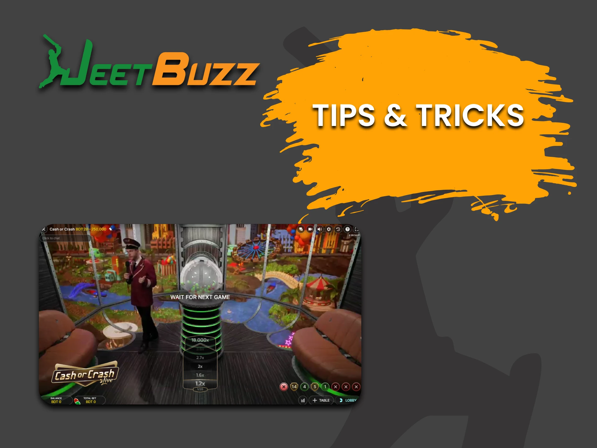 Learn tricks to win Game Show from Jeetbuzz.