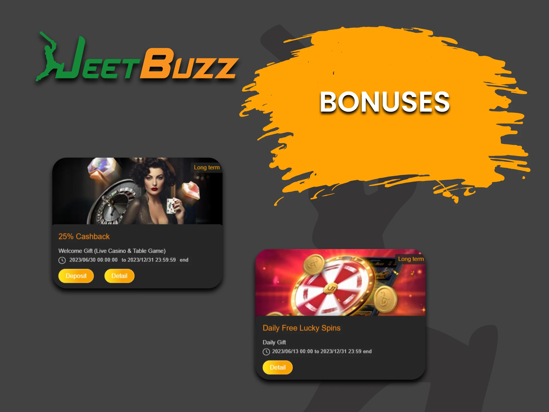 Jeetbuzz is giving bonuses to Sic Bo players.