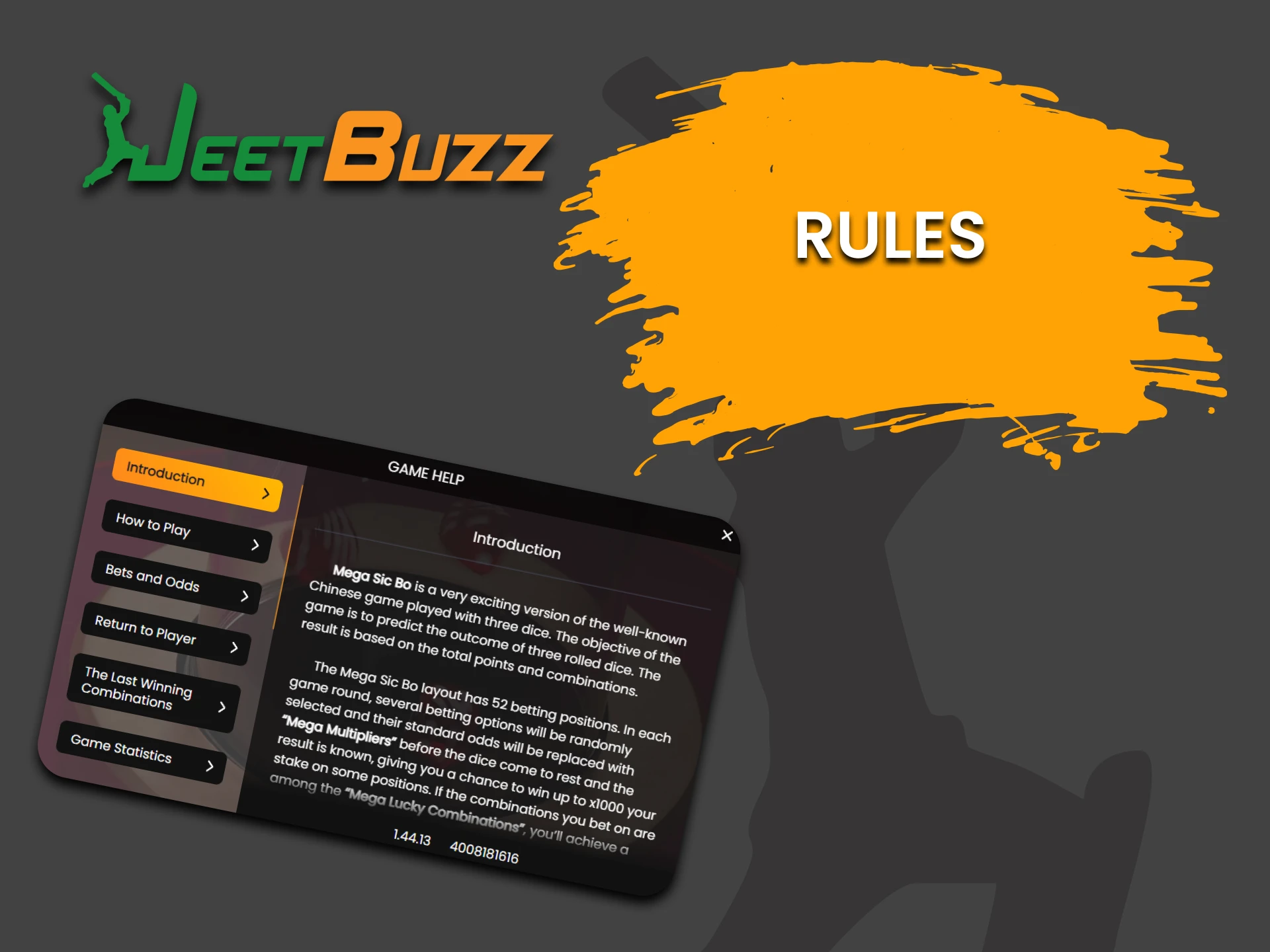 Learn the rules of Sic Bo on Jeetbuzz.